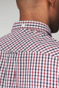 Ben Sherman Long Sleeve House Check Shirt -Joe Browns Store m5057020406553 blue xl 2