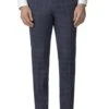 Check Flat Front Travel Suit Trouser -Joe Browns Store m5057020538186 blue xl