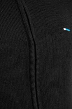Full Zip Knitted Jumper -Joe Browns Store m5057147745511 black xl 3