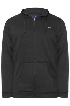 Zip Through Hoodie -Joe Browns Store m5057147763560 black xl 1