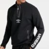 UMBRO Funnel Neck Sweatshirt -Joe Browns Store m5057807267469 black xl
