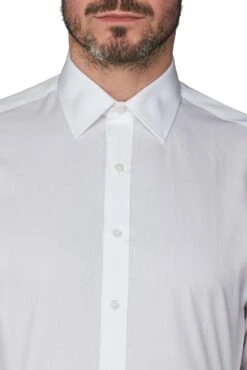 Single Cuff Half Cutaway Cotton Shirt -Joe Browns Store m5057888078473 white xl 2