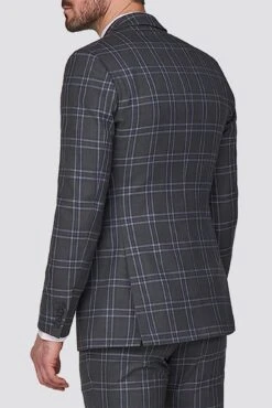 Check Tailored Suit Jacket 8 Check Tailored Suit Jacket -Joe Browns Store m5057888290011 grey xl 2