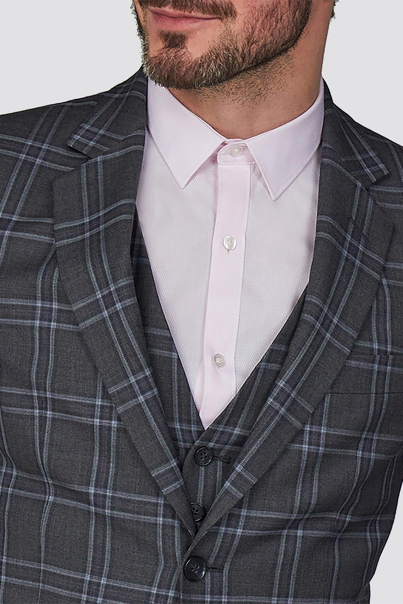 Check Tailored Suit Jacket 6 Check Tailored Suit Jacket - Image 4