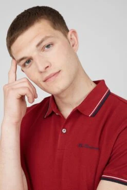 Ben Sherman Signature Polo -Joe Browns Store m5057888380651 red xl 5