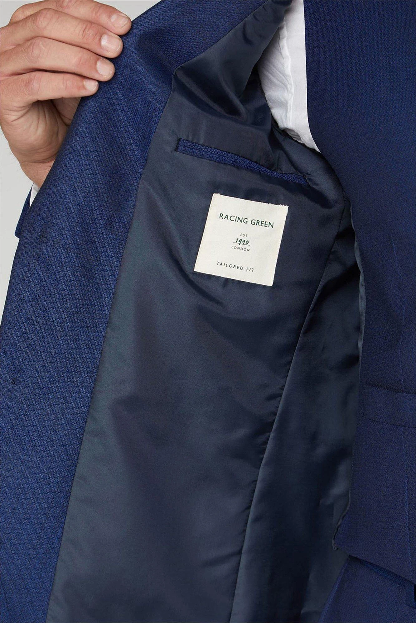 Texture Tailored Fit Suit Jacket 8 Texture Tailored Fit Suit Jacket - Image 6