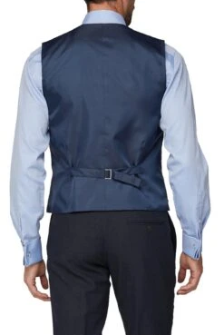 Textured Waistcoat -Joe Browns Store m5057888625141 blue xl 1