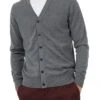 Ben Sherman Merino Wool Blend Knitted Cardigan -Joe Browns Store m5059508204156 metallics xl