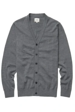 Ben Sherman Merino Wool Blend Knitted Cardigan -Joe Browns Store m5059508204156 metallics xl 3