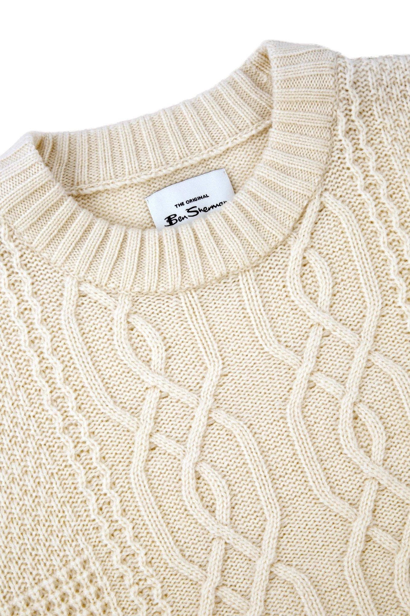 Ben Sherman Chunky Cable Knit Jumper 7 Ben Sherman Chunky Cable Knit Jumper - Image 5
