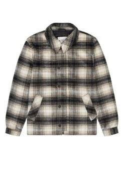 Ben Sherman Check Coat -Joe Browns Store m5059508247726 beige xl 3