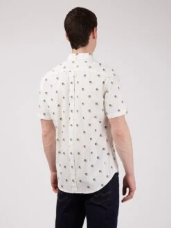 Ben Sherman Scattered Print Shirt 10 Ben Sherman Scattered Print Shirt -Joe Browns Store m5059508339636 white xl 2