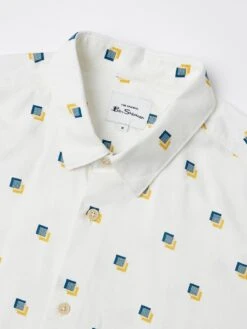 Ben Sherman Scattered Print Shirt 12 Ben Sherman Scattered Print Shirt -Joe Browns Store m5059508339636 white xl 4