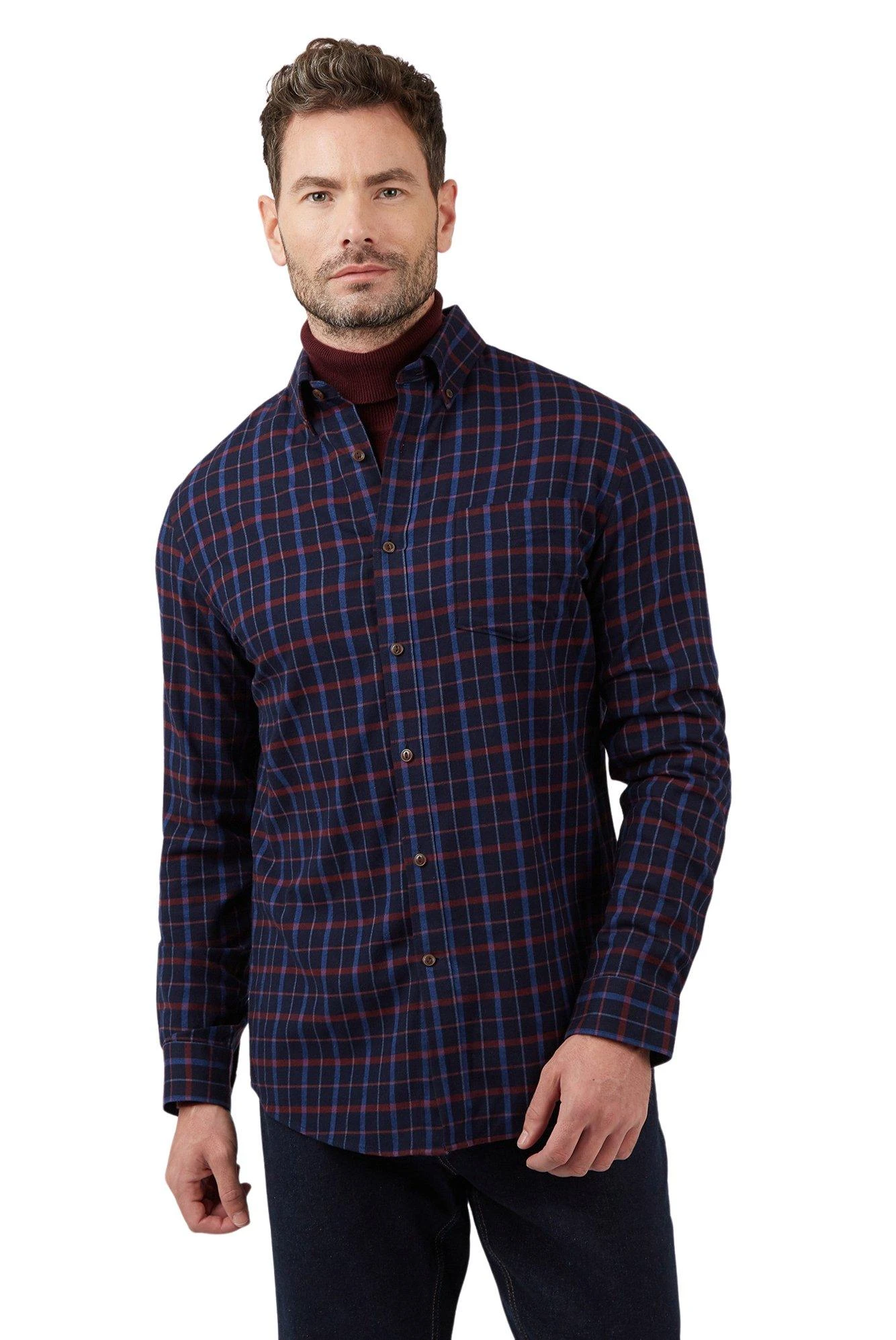 Long Sleeve Leston Winter Tattersall Shirt 3 Long Sleeve Leston Winter Tattersall Shirt