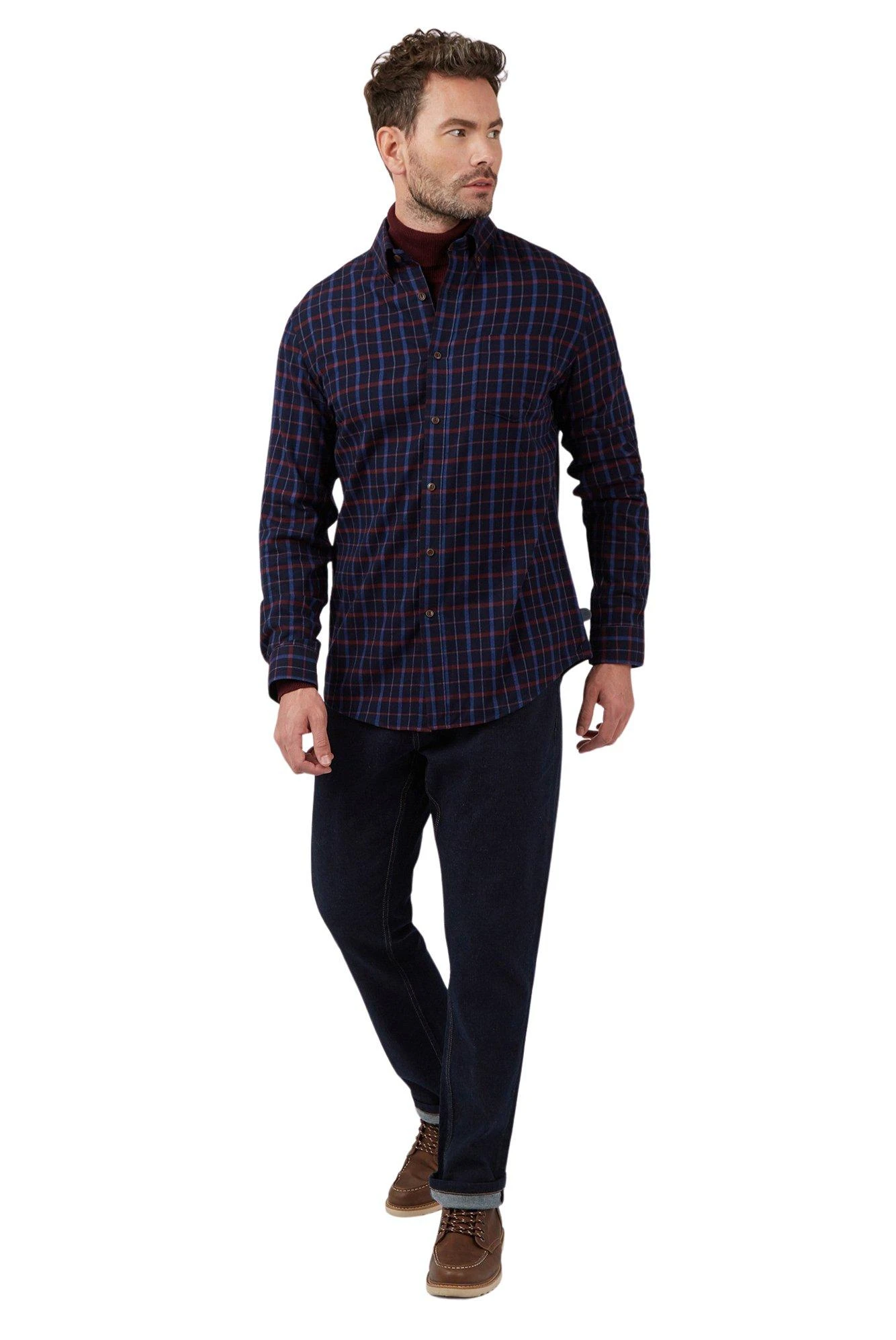 Long Sleeve Leston Winter Tattersall Shirt 4 Long Sleeve Leston Winter Tattersall Shirt - Image 2