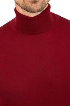 Core Roll Neck Jumper -Joe Browns Store m5059508476898 burgundy xl 3