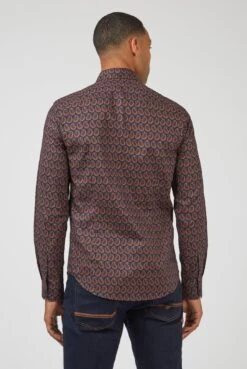 Ben Sherman Paisley Print Shirt -Joe Browns Store m5059508551052 blue xl 2