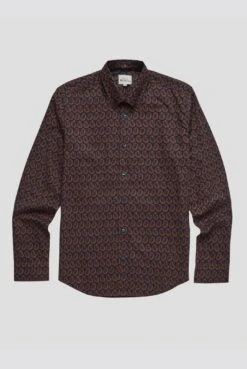 Ben Sherman Paisley Print Shirt -Joe Browns Store m5059508551052 blue xl 3