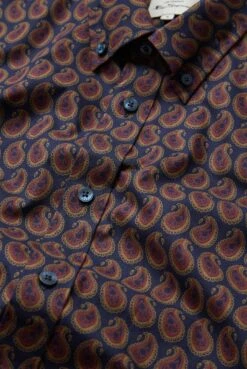 Ben Sherman Paisley Print Shirt -Joe Browns Store m5059508551052 blue xl 5