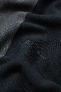 Ben Sherman Vertical Stripe Crew -Joe Browns Store m5059508574730 black xl 5