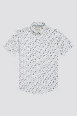 Scattered Spot Print Shirt -Joe Browns Store m5059508656597 white xl 3