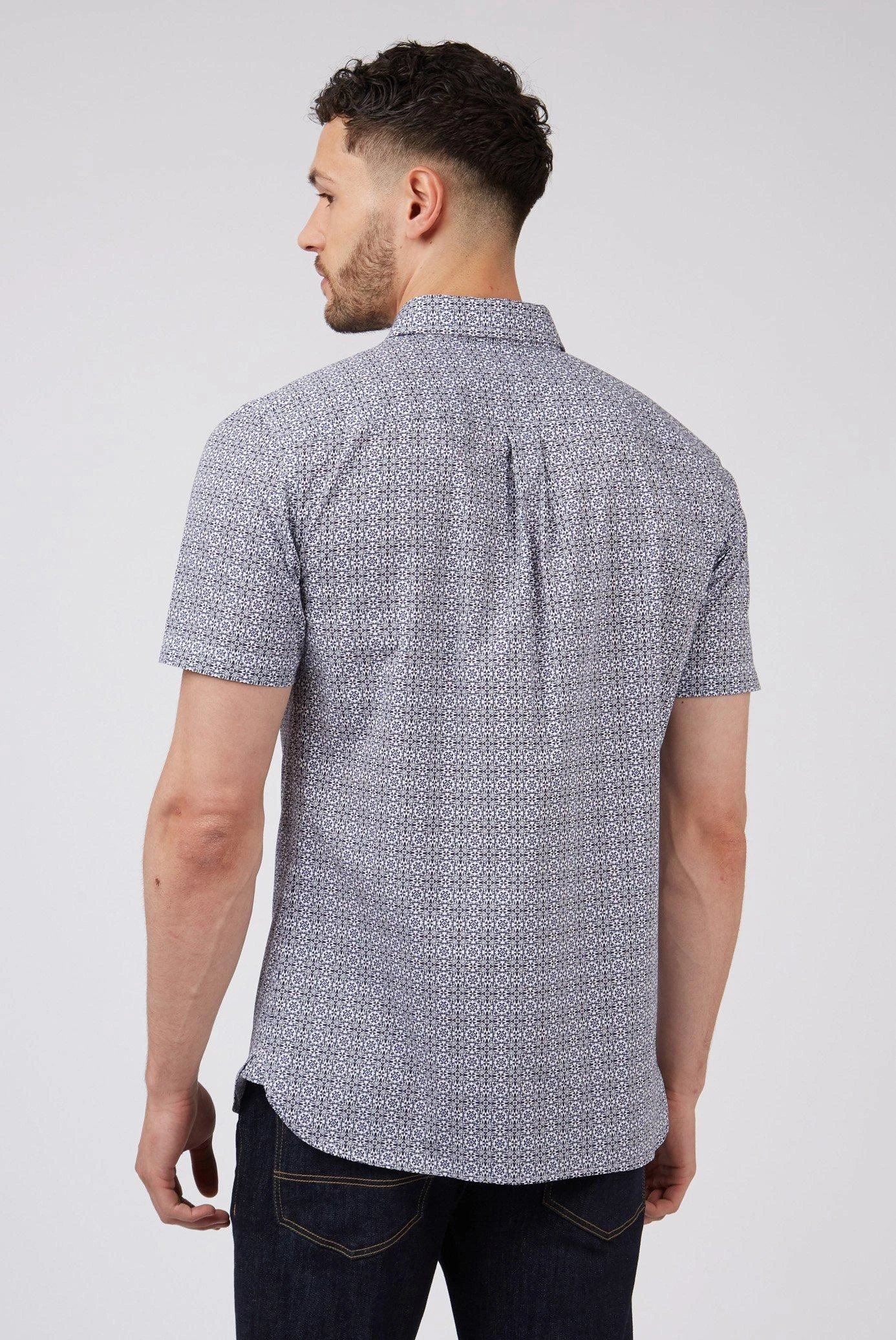 Long Sleeve Optic Spot Print Shirt 5 Long Sleeve Optic Spot Print Shirt - Image 3