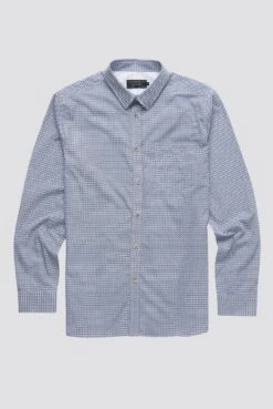 Long Sleeve Optic Spot Print Shirt 10 Long Sleeve Optic Spot Print Shirt -Joe Browns Store m5059508661485 blue xl 3