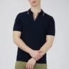 Short Sleeve Knitted Polo