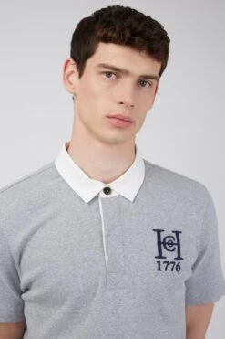 Short Sleeve Plain Rugby Shirt -Joe Browns Store m5059508662604 grey xl 3