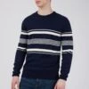 Striped Crew Long Sleeve Knit Jumper