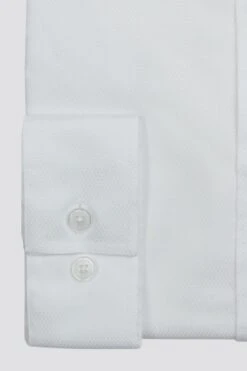 Dobby Tailored Fit Shirt -Joe Browns Store m5059508761291 white xl 3