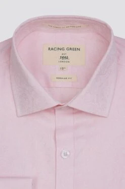 Paisley Regular Fit Shirt -Joe Browns Store m5059508762182 pink xl 2