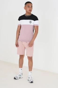 BRAVE SOUL 'Tarley' Basic Fleece Shorts -Joe Browns Store m5059534062256 pink xl 2