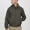 BRAVE SOUL 'Ellis' Lightweight High Neck Harrington Jacket -Joe Browns Store m5059534213948 khaki xl