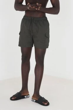 BRAVE SOUL 'Cooper' Cargo Pocket Swim Shorts