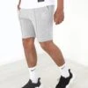 BRAVE SOUL 'Switzer' Pintuck Sweat Shorts -Joe Browns Store m5059534462988 light20grey xl