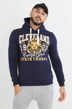 BRAVE SOUL 'Burnham' Graphic Print Hoodie