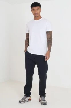 BRAVE SOUL 'Armstrong' Cotton Chino Trousers -Joe Browns Store m5059534629831 navy xl 2