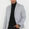 BRAVE SOUL 'Simon' Single Breasted Blazer 2 BRAVE SOUL 'Simon' Single Breasted Blazer -Joe Browns Store m5059534639533 grey xl
