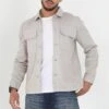 BRAVE SOUL 'Rio' Cotton Twill Shacket -Joe Browns Store m5059534641802 grey xl