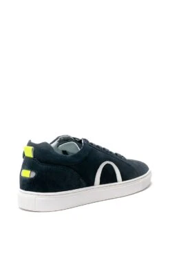'The Truro' Leather Cupsole Trainer -Joe Browns Store m5059642040689 navy xl 4