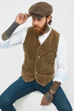 Joe Browns Cord Workwear Style Waistcoat