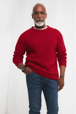 Joe Browns Shore Crew Knit -Joe Browns Store m5059953055488 dark20red xl 2
