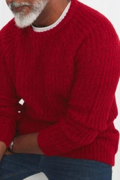 Joe Browns Shore Crew Knit -Joe Browns Store m5059953055488 dark20red xl 4