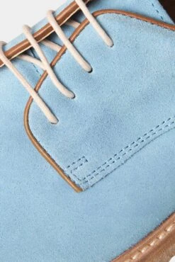 Joe Browns Montrose Suede Derby Shoes 9 Joe Browns Montrose Suede Derby Shoes -Joe Browns Store m5059953070481 pale20blue xl 3