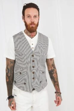 Joe Browns Terrific Tick Stripe Waistcoat