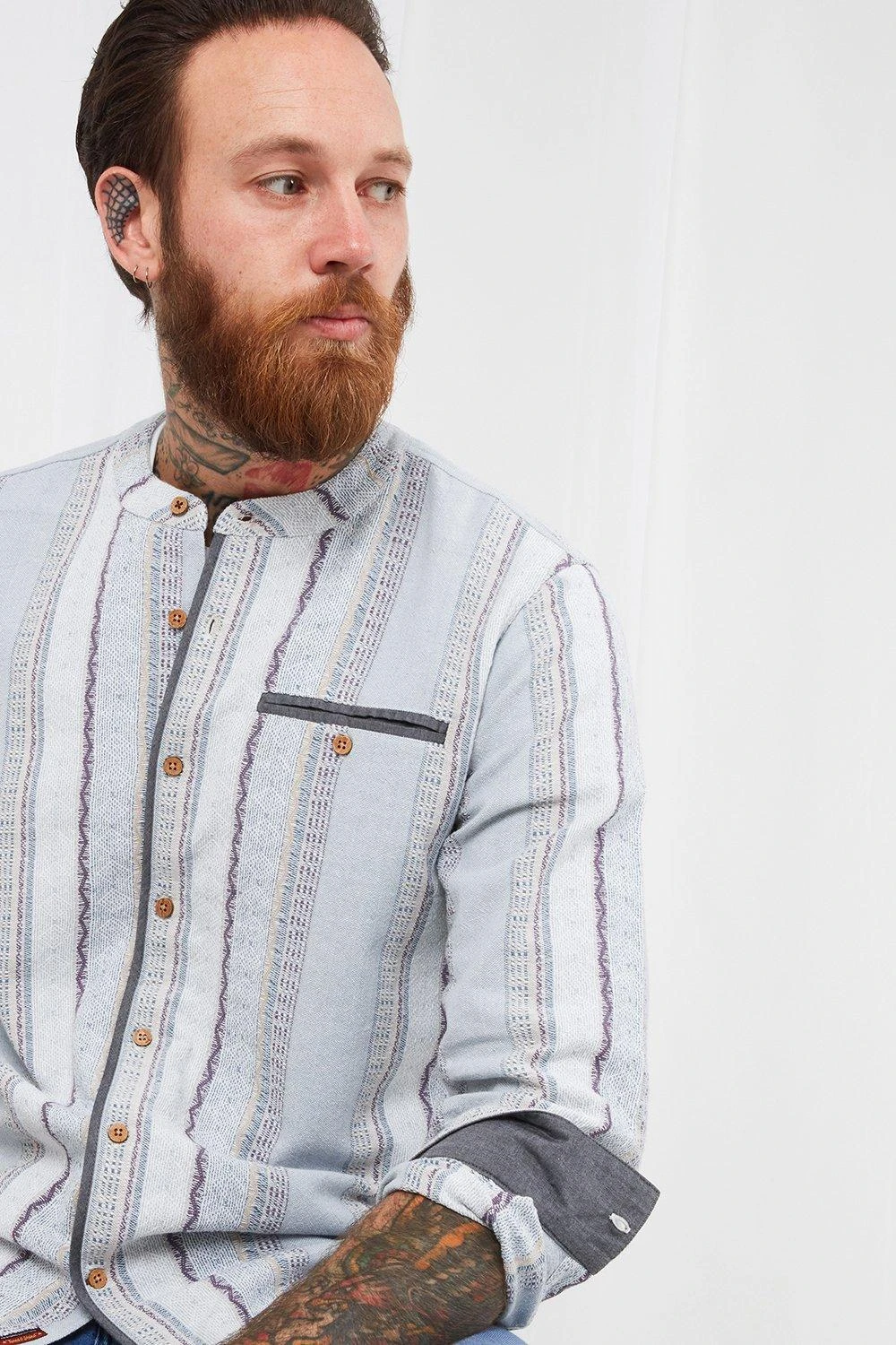 Joe Browns Summer Grandad Shirt 7 Joe Browns Summer Grandad Shirt - Image 5