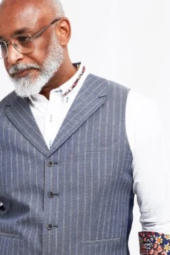 Joe Browns Deadly Dapper Waistcoat 11 Joe Browns Deadly Dapper Waistcoat -Joe Browns Store m5059953096016 blue xl 4