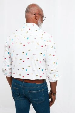 Joe Browns Drinks On Me Shirt -Joe Browns Store m5059953097426 white xl 3