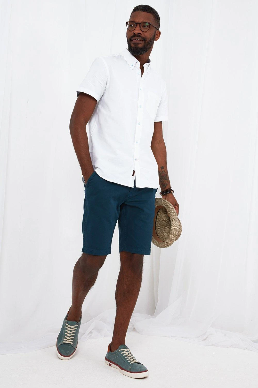 Joe Browns Classic White Button Down Chest Pocket Short Sleeve Shirt 5 Joe Browns Classic White Button Down Chest Pocket Short Sleeve Shirt - Image 3